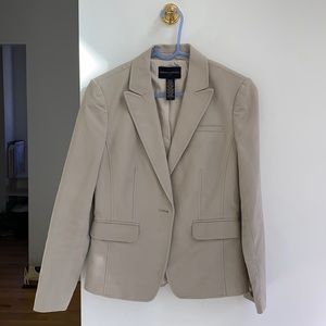 Banana Republic womens suit jacket, beige, size 6